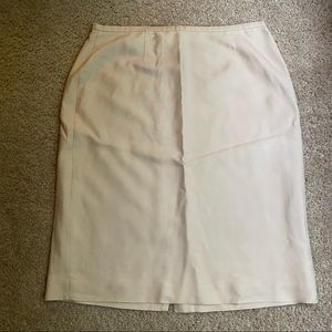 Beige Ann Taylor Skirt